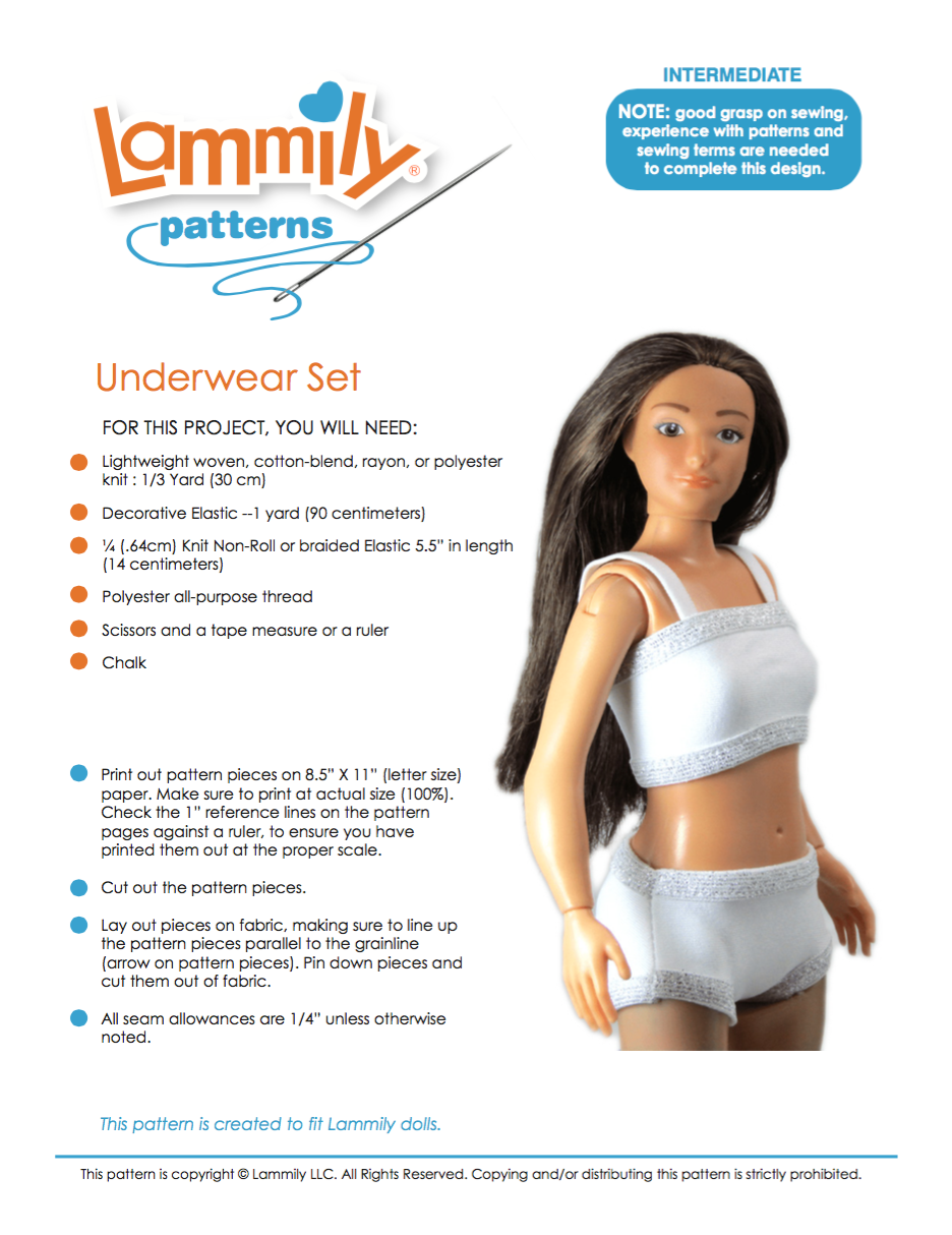 5 Pack Sewing Patterns