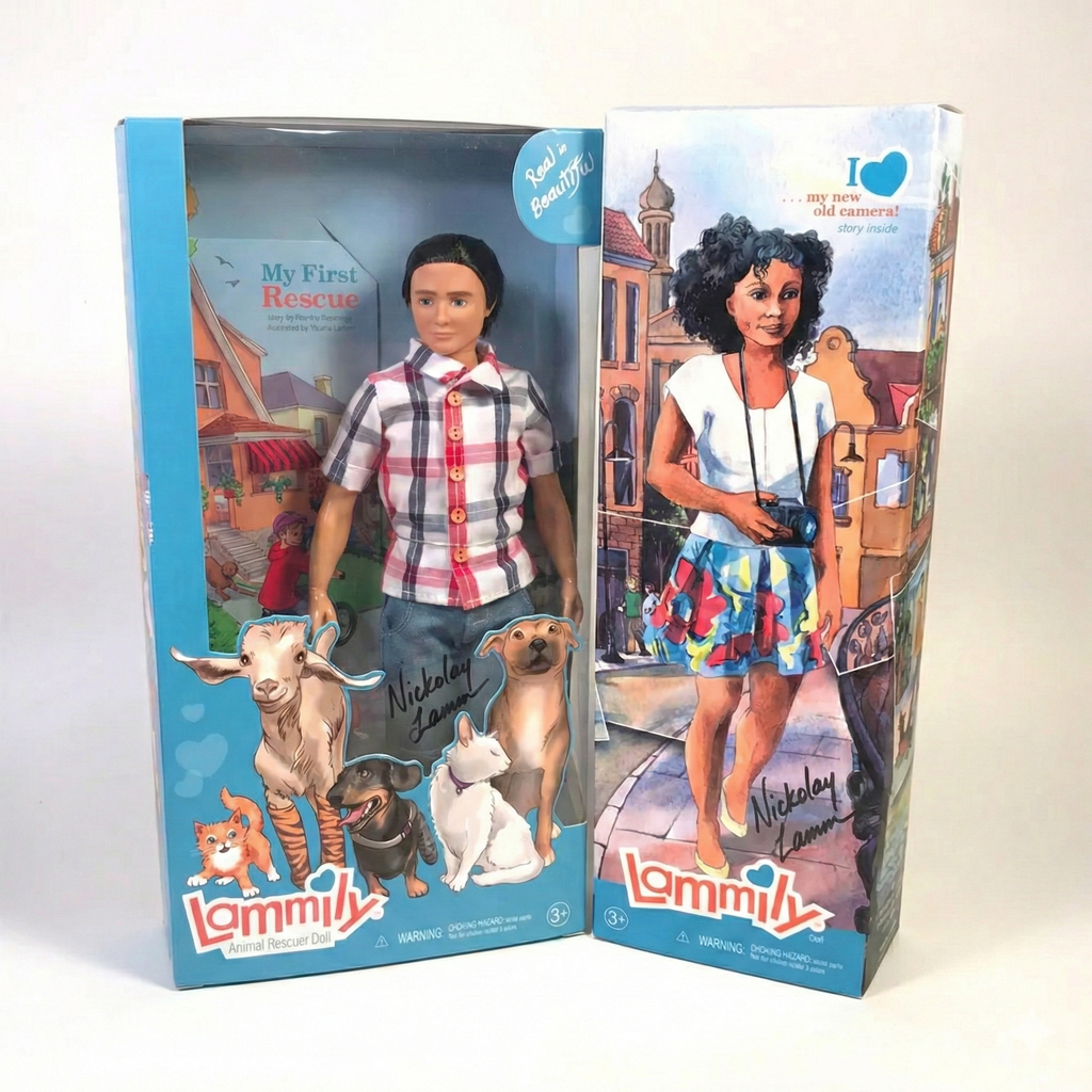 Autographed Photographer & Animal Rescuer doll Bundle- Special Offer