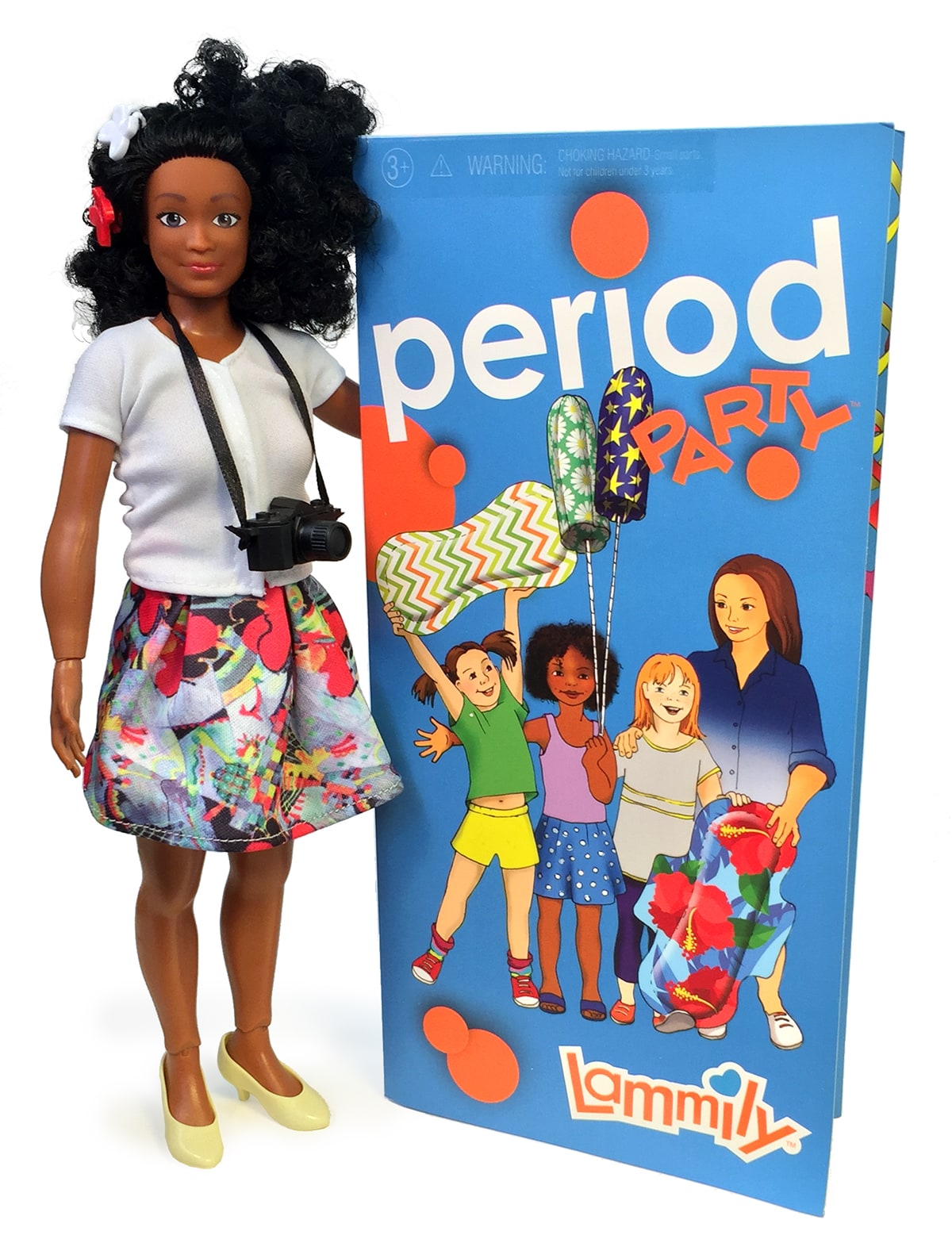 Lammily Doll – Photographer w/ Period Party— Limited Special Bundle