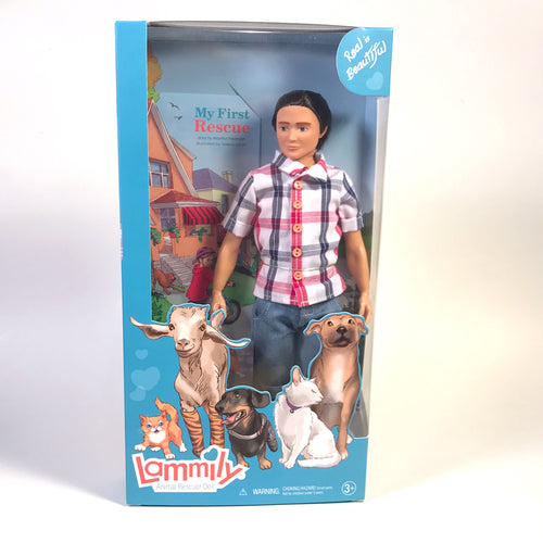 Boy Lammily- Animal Rescuer w/ Bollywood Outfit- Special Offer