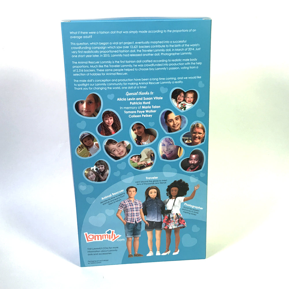 Lammily Boy Doll- Animal Rescuer