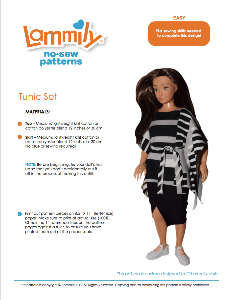 3 Pack No Sew Patterns